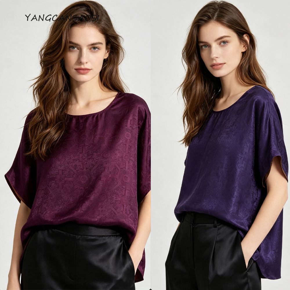 Silk Blouse - Büyük Beden Kadın Günlük Yazlık Yeni