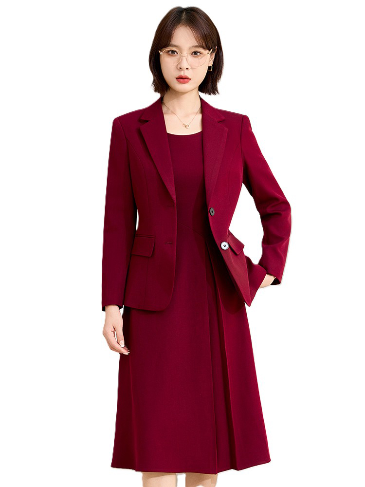 Women'S Red Formal Wear - Kırmızı Gri Lacivert Ofis Kadın Etek