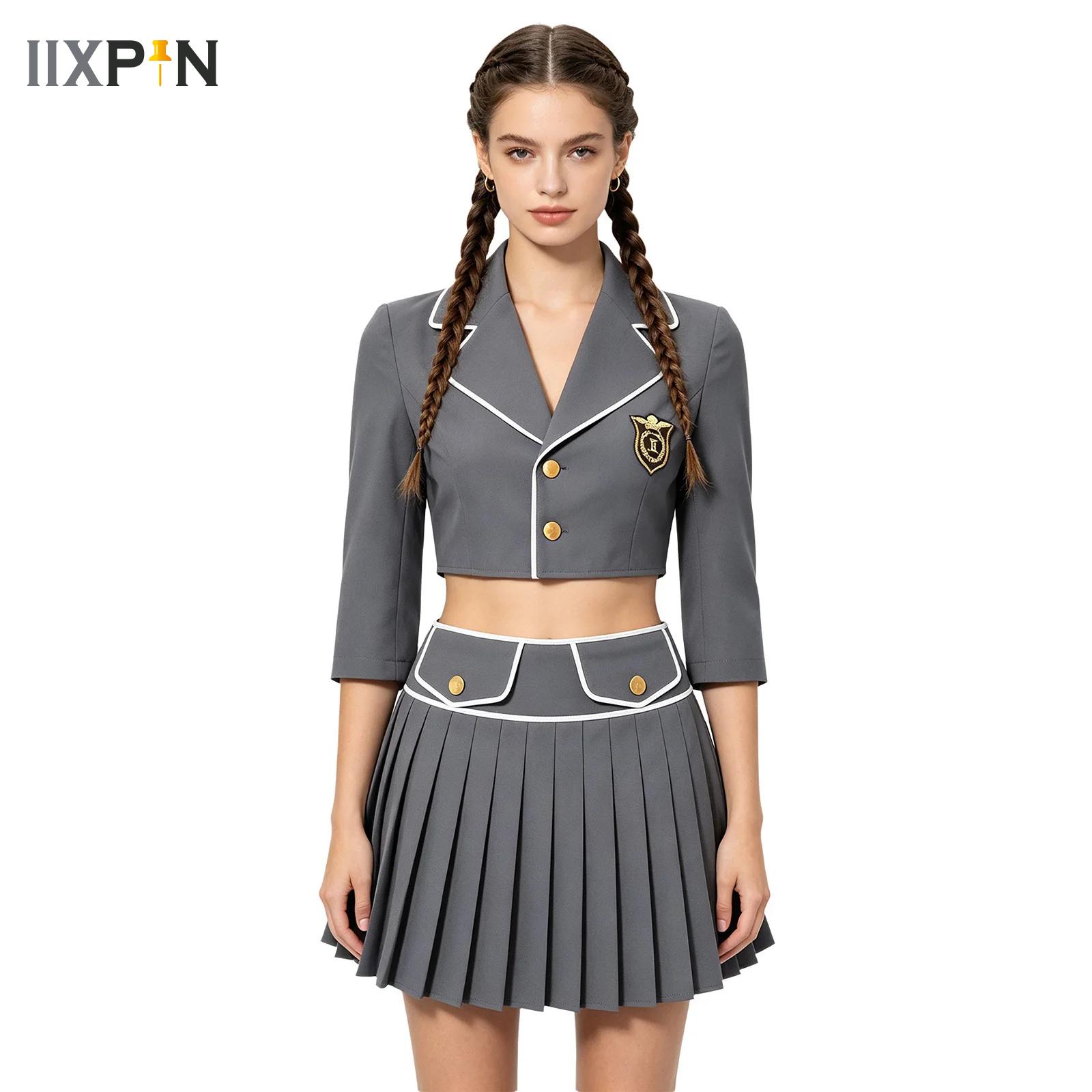 Womens Blazer - Kadın Japon Okul Kızı Kostümü, Yaka