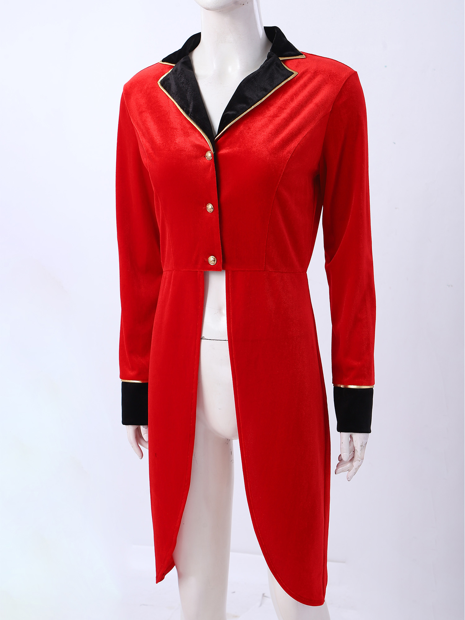 Womens Blazer - Kadın Sirk Ringmaster Ceketi, Şovmen Kostümü,