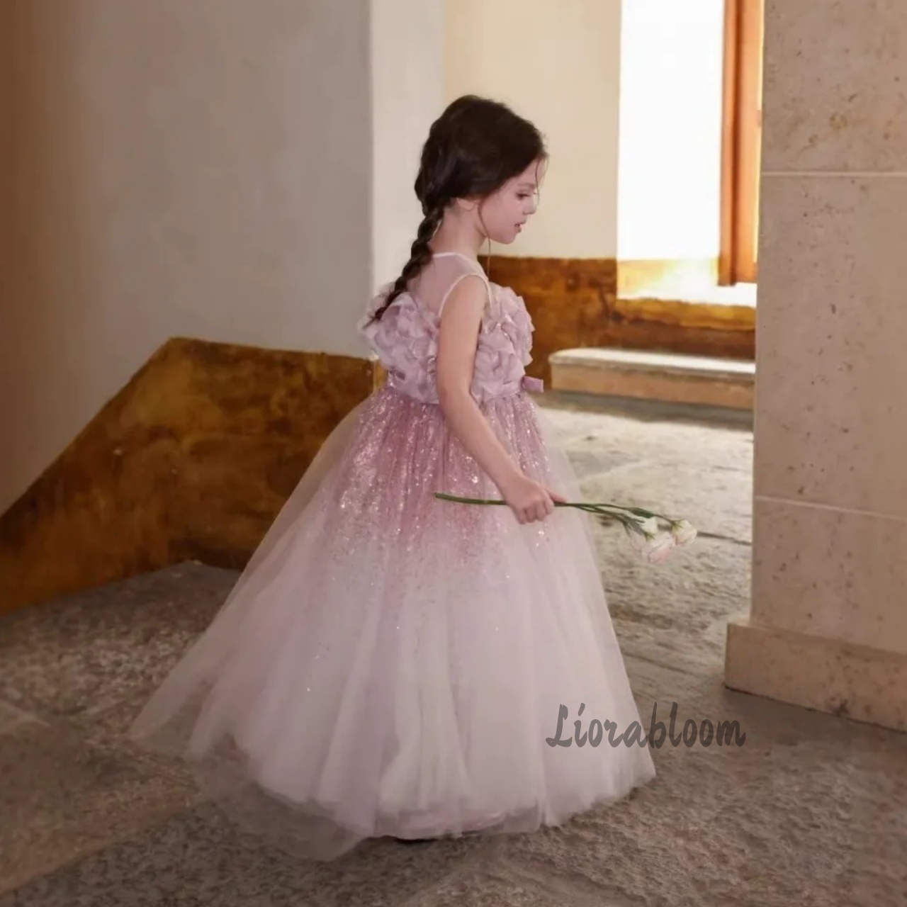 Kızların Pembe Dalgalı Tül Res - Formal Skirt incelemesi ve fiyatı