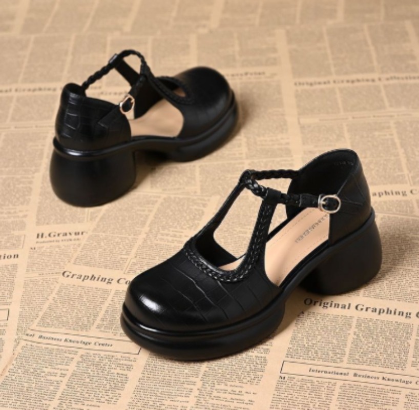 Kadın Siyah Timsah Desenli Mar - Womens Heels incelemesi ve fiyatı