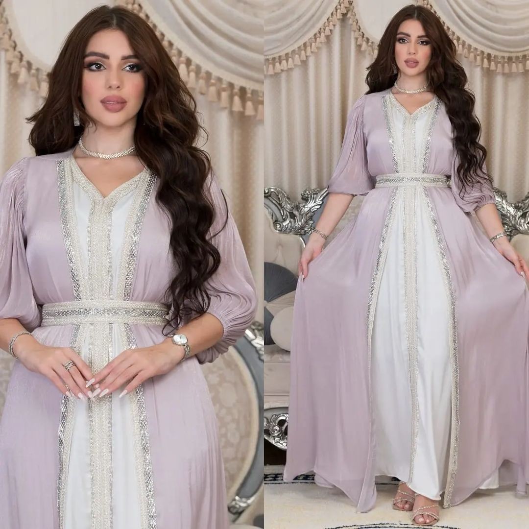 Lavanta Rengi Pul Payetli Elbi - Evening Gown incelemesi ve fiyatı