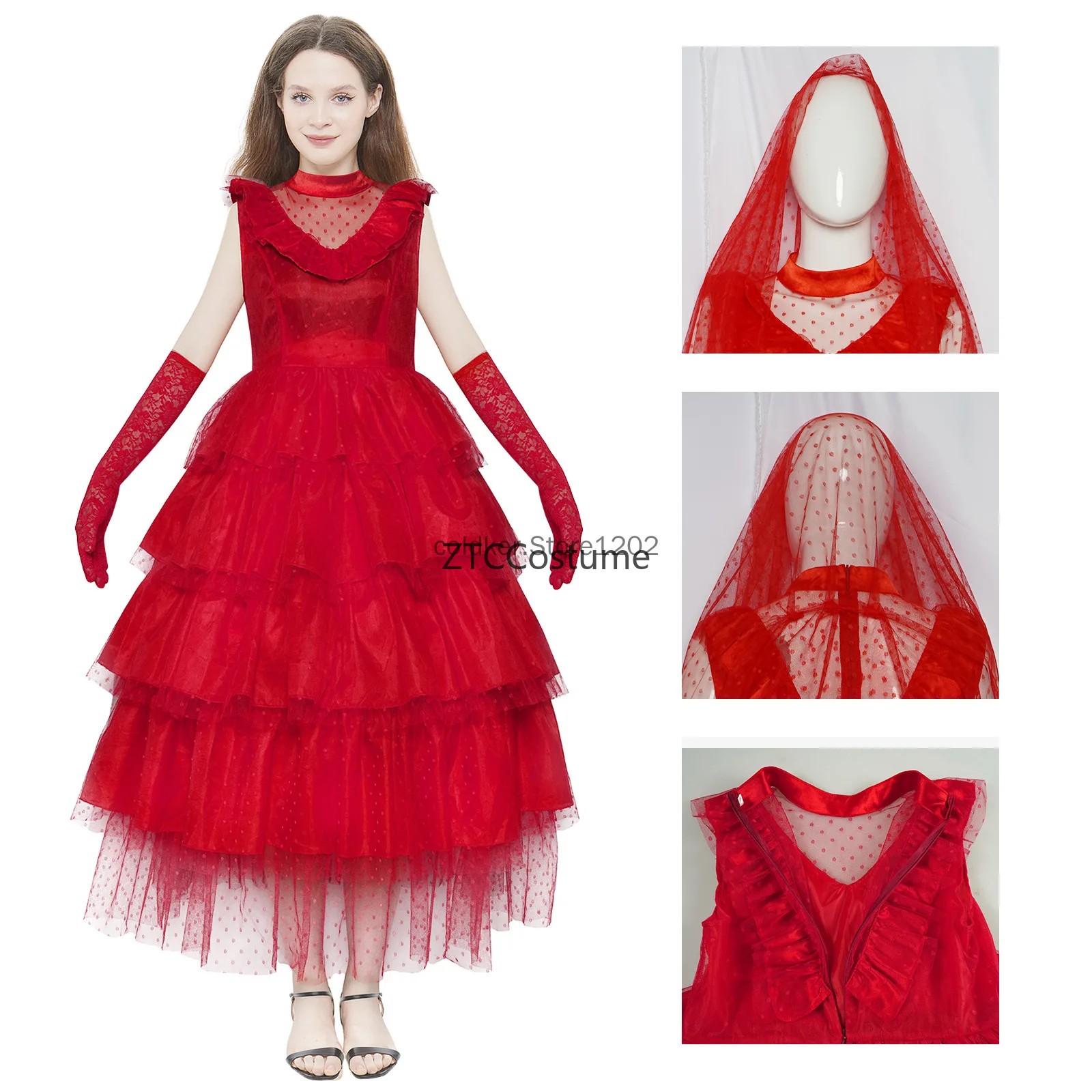 Lydia Deetz Cosplay Kostüm Got - Evening Gown incelemesi ve fiyatı