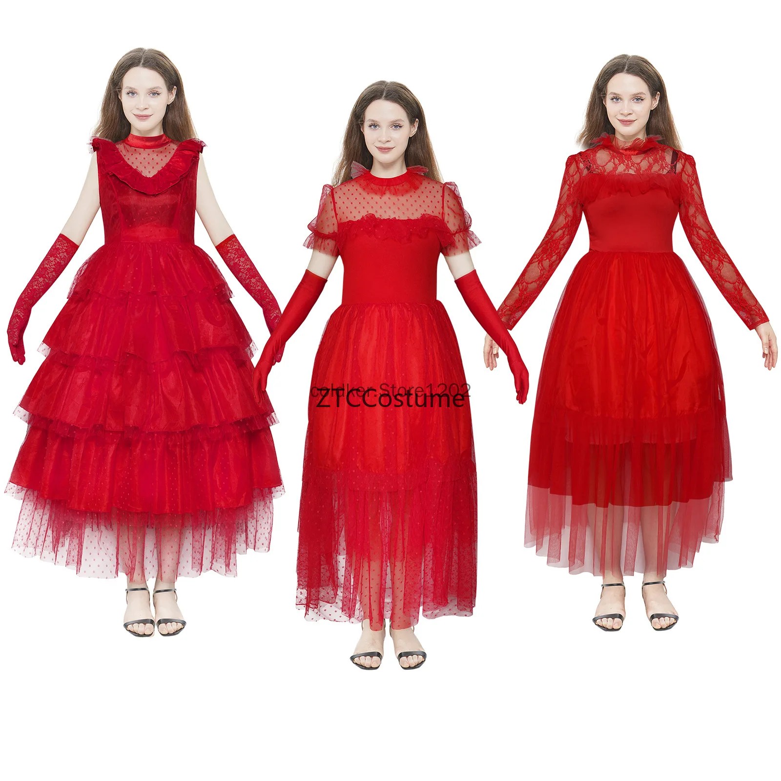 Lydia Deetz Cosplay Kostüm Got - Evening Gown incelemesi ve fiyatı